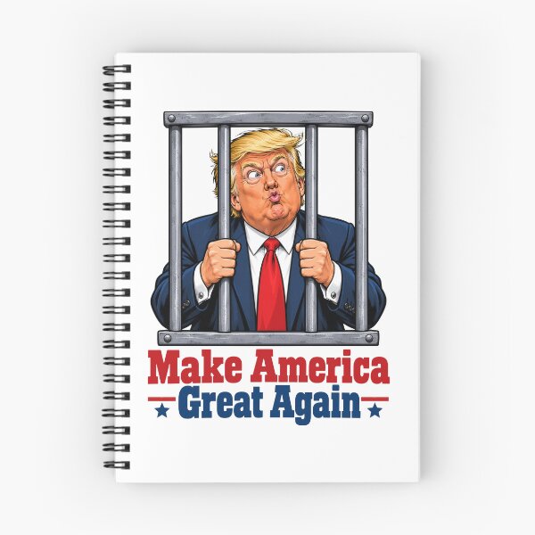 Item preview, Funny Trump Behind Bars - Satirical Political Caricature Make America Great Again Parody designed and sold by Christopher  McGuire.