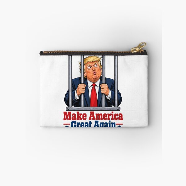 Item preview, Funny Trump Behind Bars - Satirical Political Caricature Make America Great Again Parody designed and sold by Christopher  McGuire.
