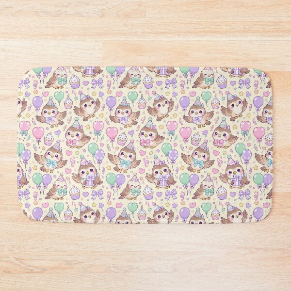Item preview, Kawaii Birthday Baby Sparrowhawk Pattern designed and sold by Soft Berry Studio.