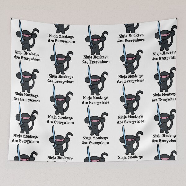 Item preview, Ninja Monkey With Sword designed and sold by lilliama-thes.