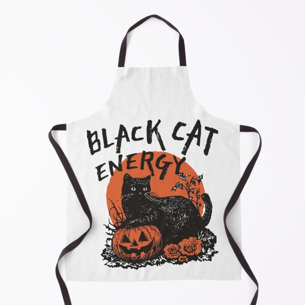 Item preview, Black Cat Energy Vintage Halloween Pumpkin Moon designed and sold by CreativeBrains7.