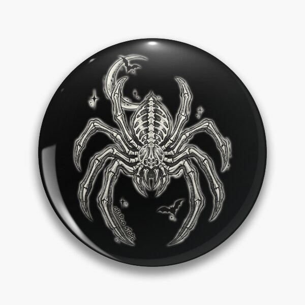 Item preview, Halloween | Skeleton Spider – Bone Crawler designed and sold by Charco.Store – Bold Expressive Graphics & Alt Streetwear Art.
