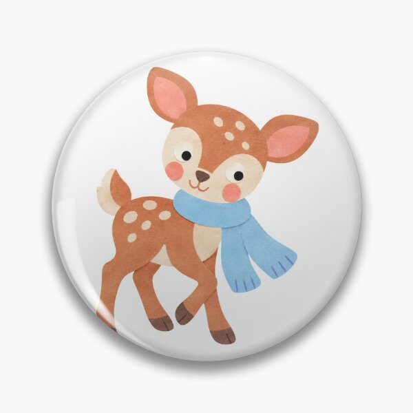 Item preview, Fawn with a Blue Scarf designed and sold by The-Art-of-D.