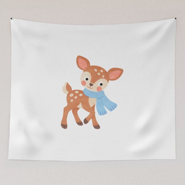 Item preview, Fawn with a Blue Scarf designed and sold by The-Art-of-D.