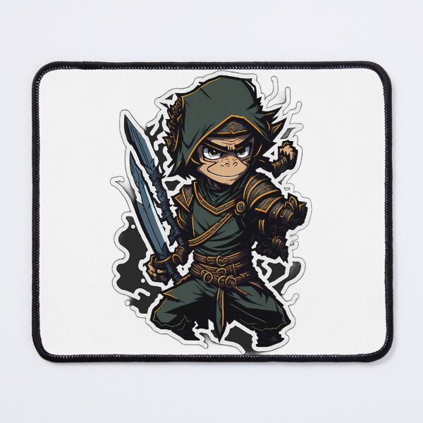 Item preview, Ninja Monkey With Sword  designed and sold by lilliama-thes.