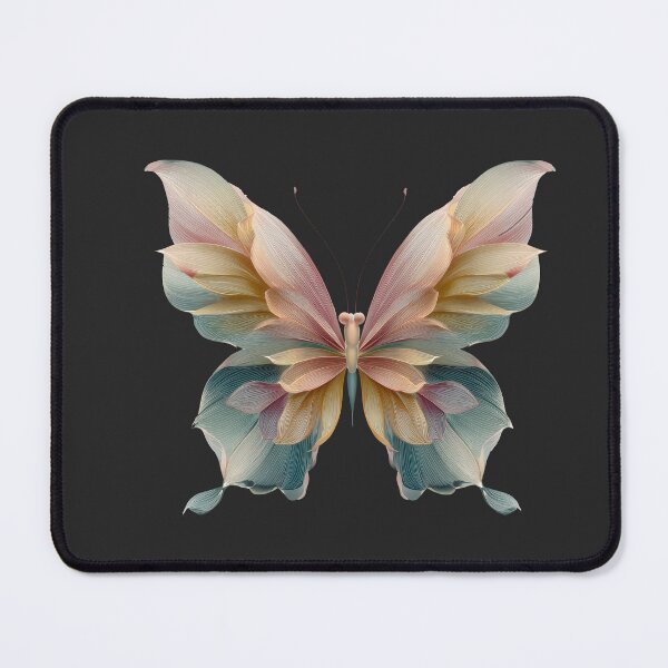 Item preview, Elegant Pastel Butterfly with Botanical Leaf Shaped Wings designed and sold by ArtFairy38.
