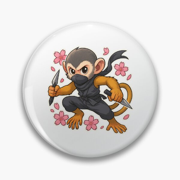 Item preview, Ninja Squirrel Monkey designed and sold by lilliama-thes.