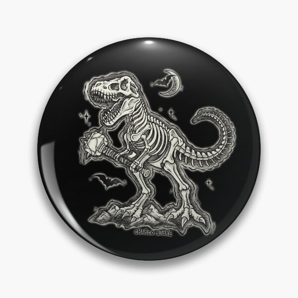 Item preview, Halloween | Skeleton T-Rex – Bone Crusher designed and sold by Charco.Store – Bold Expressive Graphics & Alt Streetwear Art.