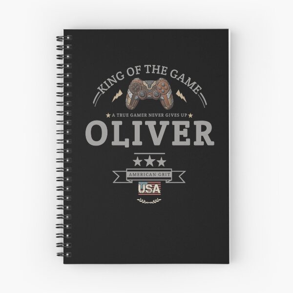 Item preview, Name Of Oliver With Game Controller For Gamers Fans. designed and sold by KIDS FASHION.