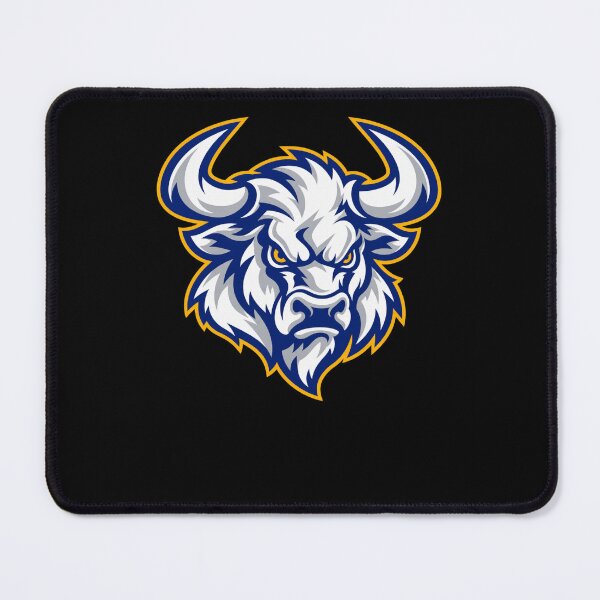 Item preview, Buffalo Bills Aggressive Buffalo Head Blue White Yellow Logo designed and sold by Cuiroblinda.