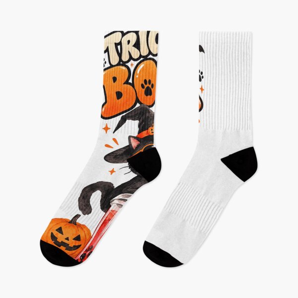 Item preview, Trick or Boba Black Cat Halloween Watercolor designed and sold by HOUSE OF TIST.
