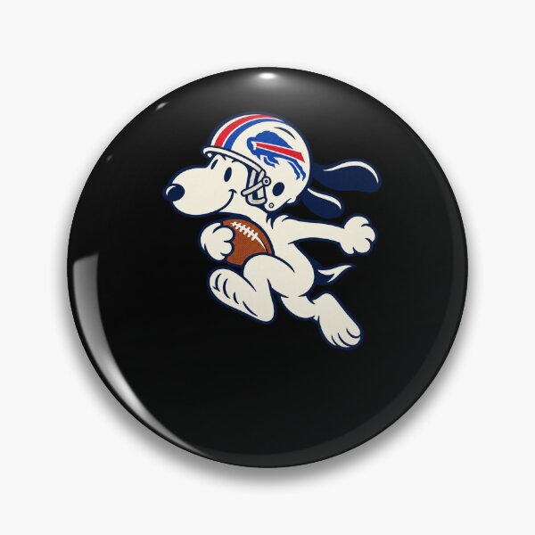 Item preview, Snoopy Buffalo Bills Helmet Running Football Dynamic Pose designed and sold by Cuiroblinda.