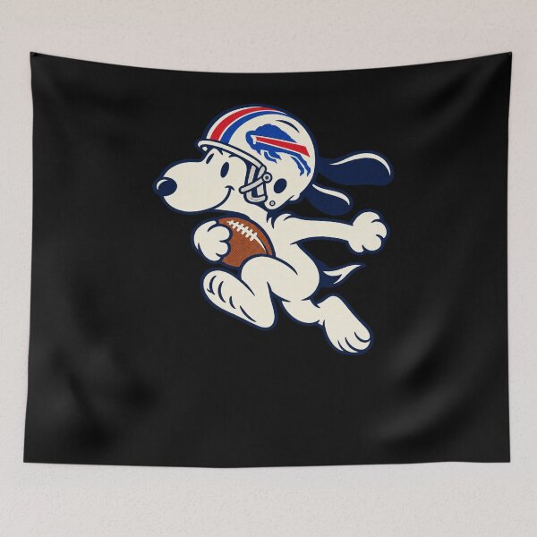 Item preview, Snoopy Buffalo Bills Helmet Running Football Dynamic Pose designed and sold by Cuiroblinda.