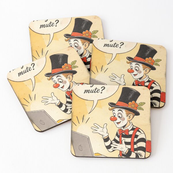 Item preview, Seaside Postcard: mime on Zoom designed and sold by halibutgoatramb.