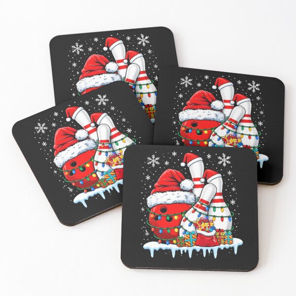 Item preview, Christmas Bowling Pins and Santa Ball Holiday Fun designed and sold by Moizento.