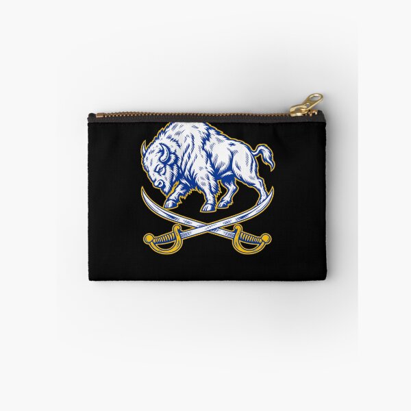 Item preview, Buffalo Bills White Buffalo Crossed Sabers Blue Yellow Classic designed and sold by Cuiroblinda.