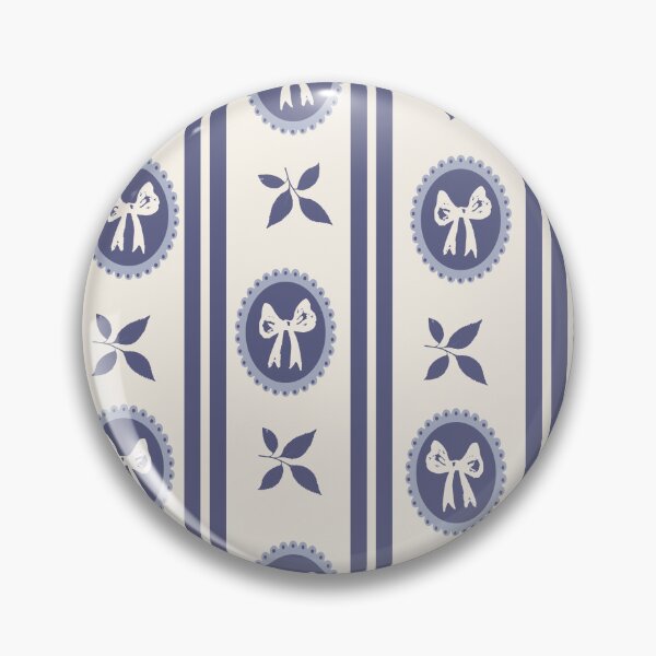 Item preview, French Medallion Ribbon Stripe designed and sold by MYpatternlab.
