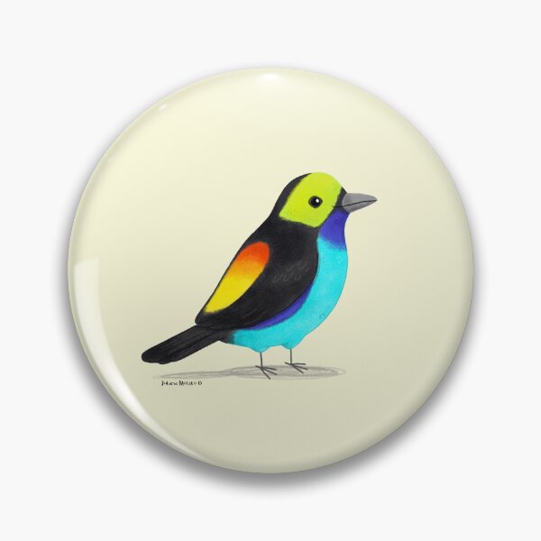 Item preview, Paradise Tanager Bird designed and sold by julianamotzko.