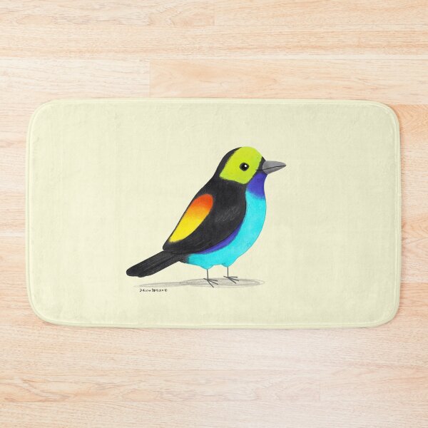 Item preview, Paradise Tanager Bird designed and sold by julianamotzko.