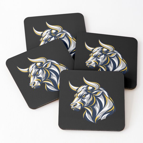 Item preview, Buffalo Bills Side Profile Fierce Buffalo Head Navy Yellow designed and sold by Cuiroblinda.