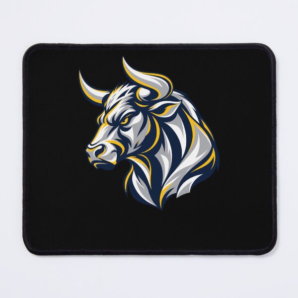 Item preview, Buffalo Bills Side Profile Fierce Buffalo Head Navy Yellow designed and sold by Cuiroblinda.