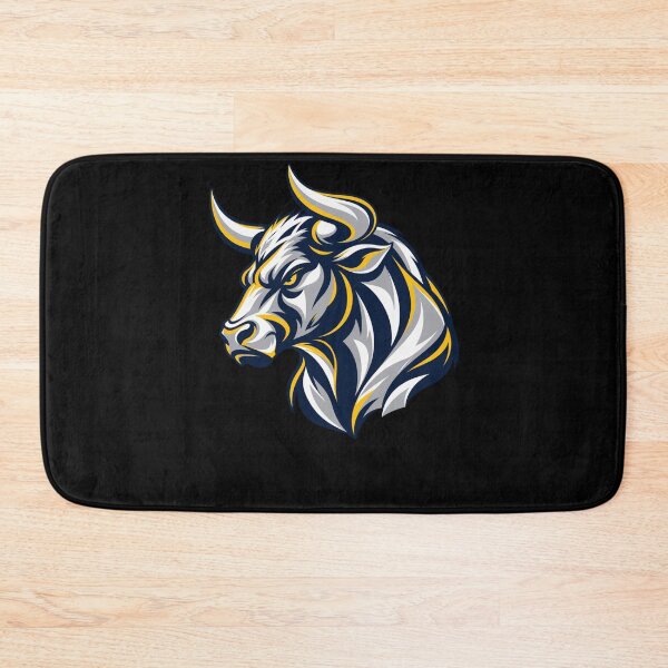 Item preview, Buffalo Bills Side Profile Fierce Buffalo Head Navy Yellow designed and sold by Cuiroblinda.