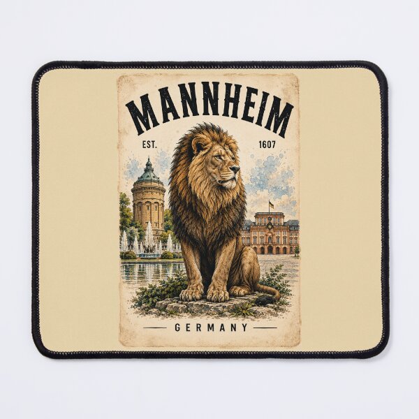 Item preview, Mannheim Vintage Germany Lion designed and sold by CUBE2024.