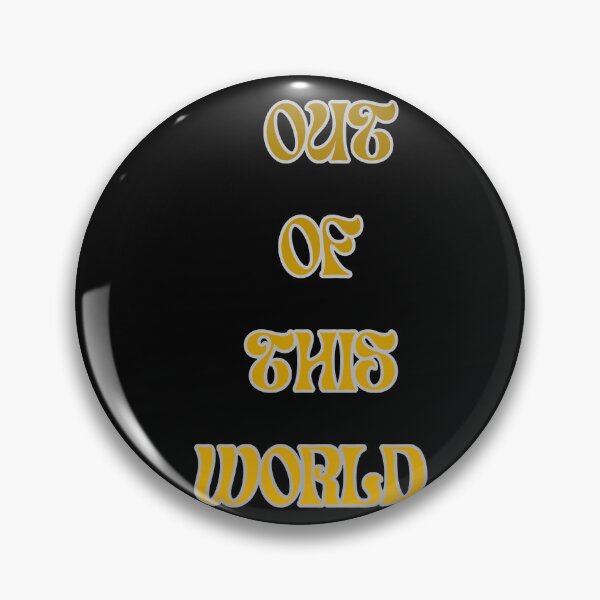 Item preview, out of this world retro space age vintage gold typography  designed and sold by stileepensieri.