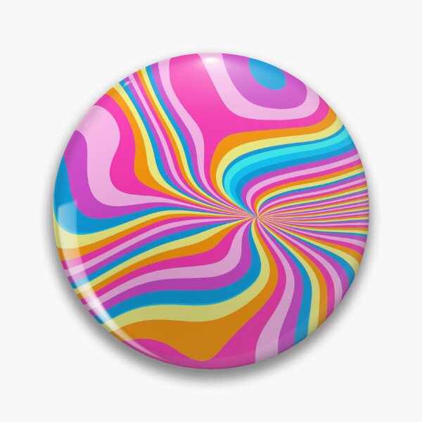 Item preview, Retro 70s Psychedelic Swirl Groovy Colorful Wavy Op Art Pattern designed and sold by JRRTs.