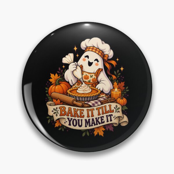 Item preview, Bake It Till You Make It - Ghost Baker designed and sold by Good Mood Foundry.