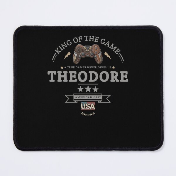 Item preview, Name Of Theodore With Game Controller For Gamers Fans. designed and sold by KIDS FASHION.