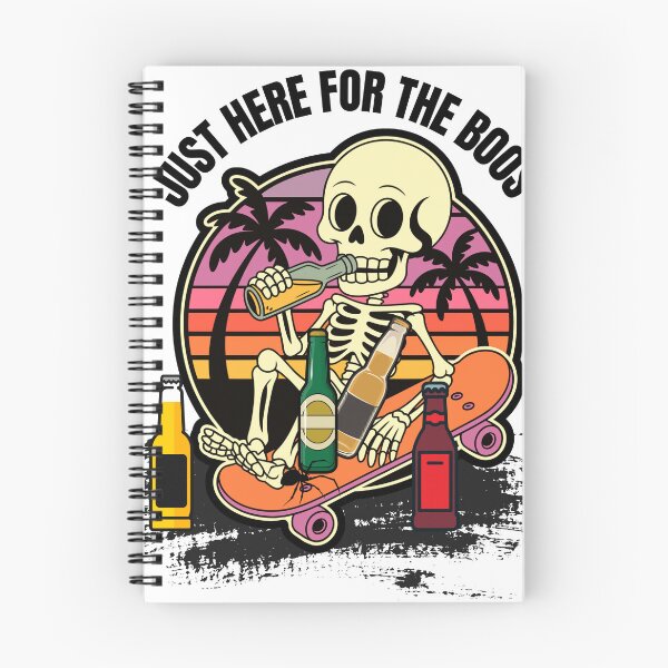 Item preview, Just here for the boos- aesthetic skeleton design  designed and sold by She - artist creations .