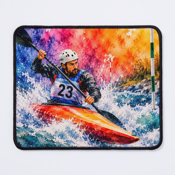 Item preview, Kayaker in Dynamic Rapids designed and sold by paulrommer.