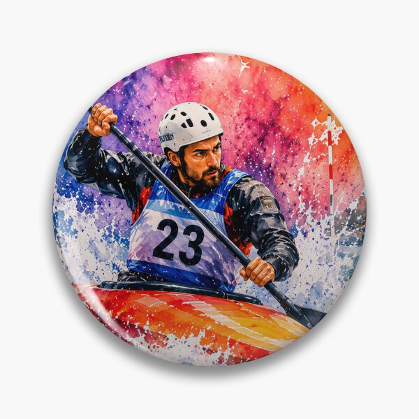 Item preview, Kayaker in Dynamic Rapids designed and sold by paulrommer.