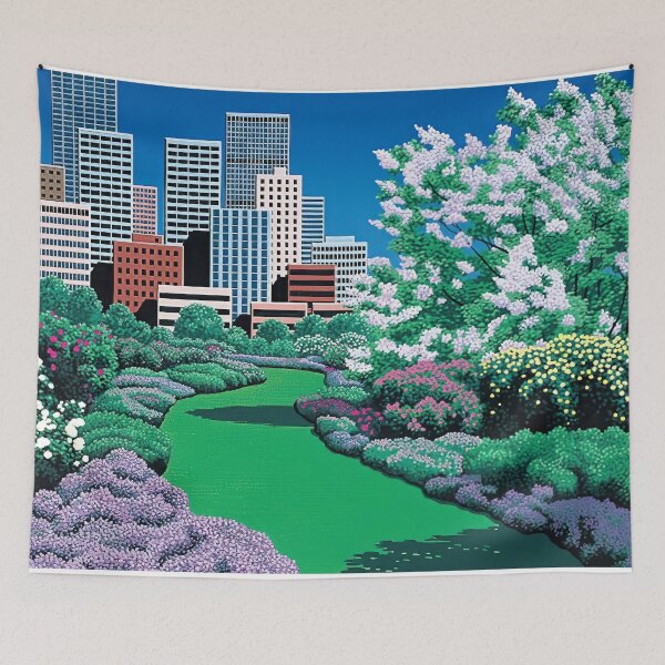 Item preview, City garden designed and sold by VeilOfPigments.