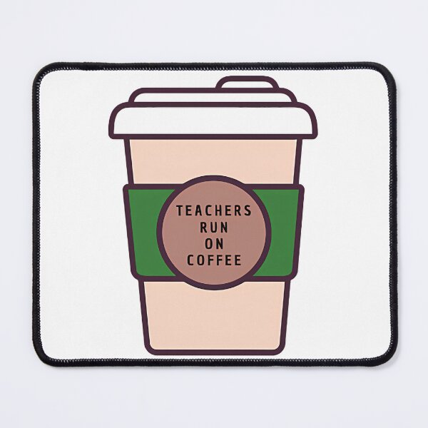 Item preview, Teachers Run On Coffee Sticker designed and sold by naovios.