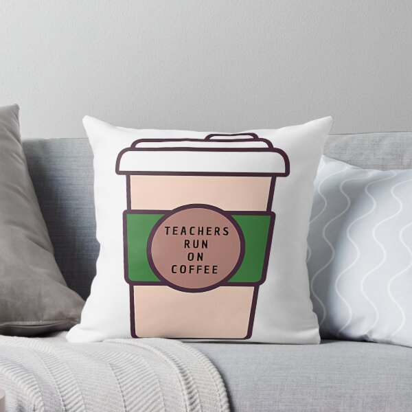 Item preview, Teachers Run On Coffee Sticker designed and sold by naovios.