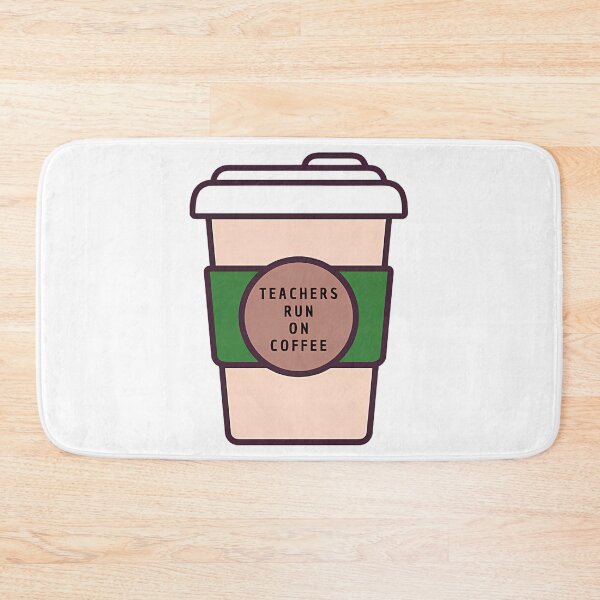 Item preview, Teachers Run On Coffee Sticker designed and sold by naovios.
