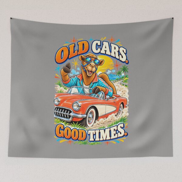 Item preview, Classic Car Camel – Funny Hobbies and Pastimes T-Shirt – Funny Camel T-Shirt Animal Graphic Camel T-Shirt designed and sold by Camel & Quirk.