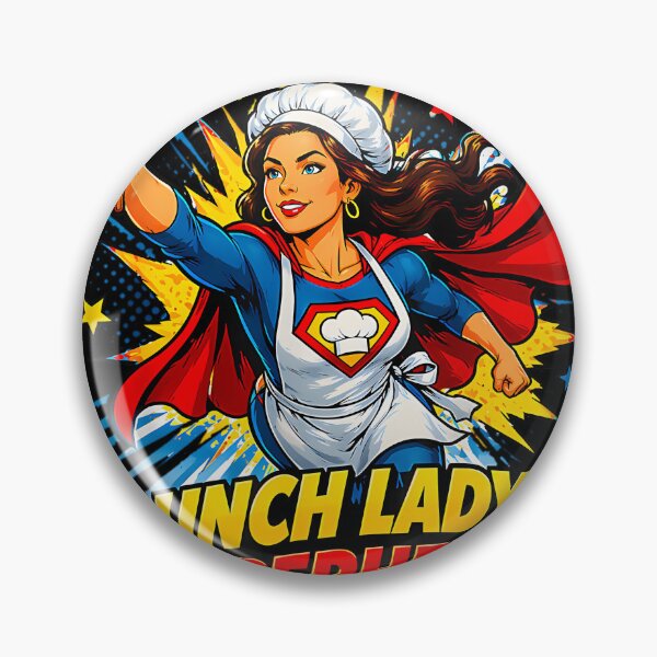 Item preview,  Lunch Lady Superhero designed and sold by leopard1984.