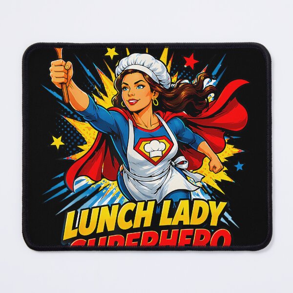 Item preview, Lunch Lady Superhero designed and sold by leopard1984.