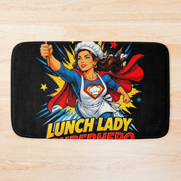 Item preview,  Lunch Lady Superhero designed and sold by leopard1984.