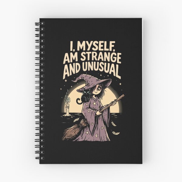 Item preview, I Myself Am Strange And Unusual Gothic Gift designed and sold by Say It With Ink.
