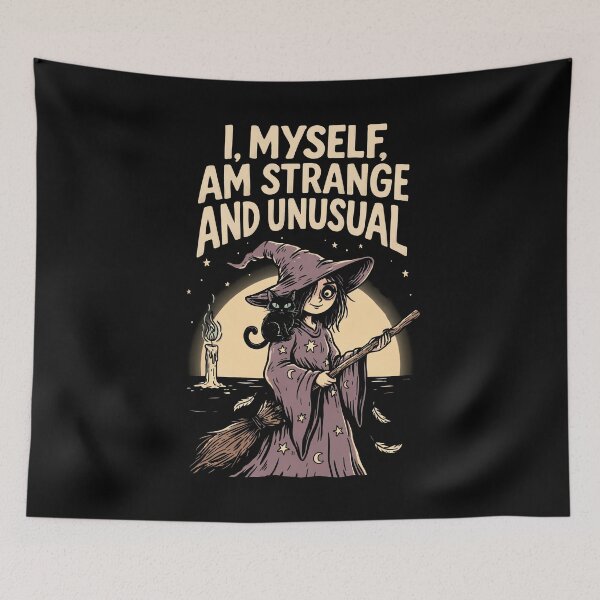 Item preview, I Myself Am Strange And Unusual Gothic Gift designed and sold by Say It With Ink.
