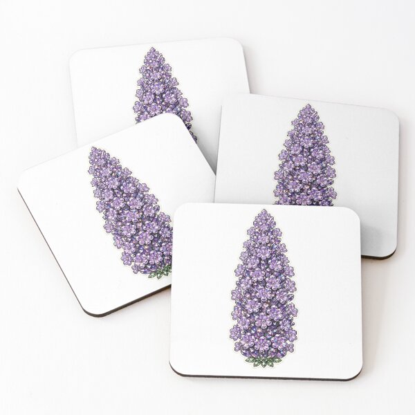 Item preview, Purple Lavender Crystal Sticker - Amethyst Flower Spike designed and sold by Crystal Critters .
