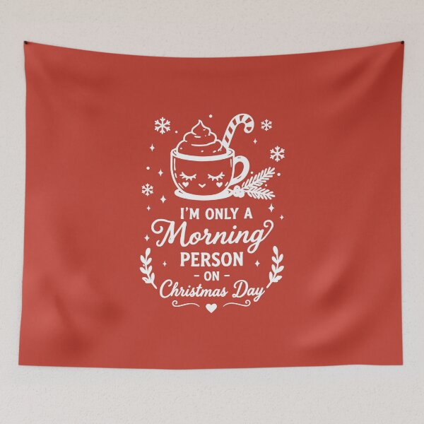 Item preview, I'm Only A Morning Person On Christmas Day – Hot Cocoa Art designed and sold by Tklezardesigns.