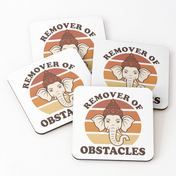 Item preview, Ganesha Remover of Obstacles, Retro Sunset Elephant God designed and sold by Osmose-Studio.
