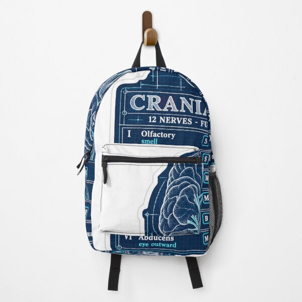 Item preview, Cranial Nerves Blueprint Study Aid Nursing Student Sticker designed and sold by isokinetic.