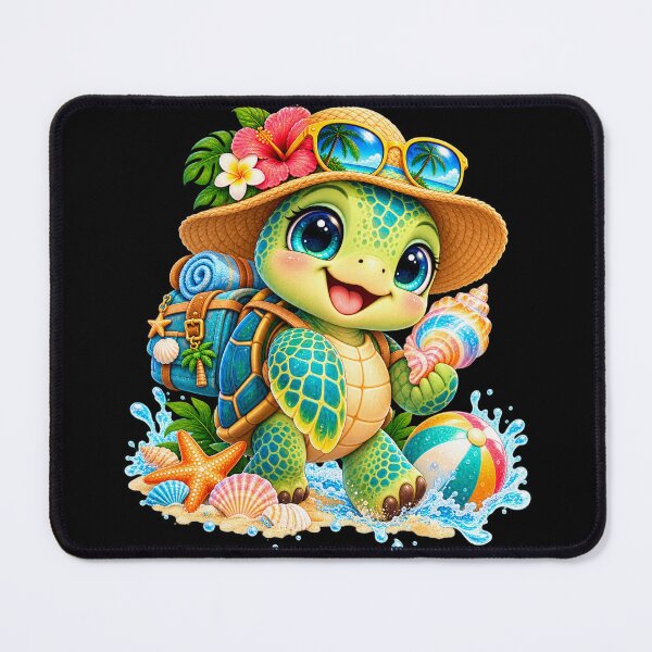 Item preview, Cute Summer Baby Turtle – Tropical Beach Vacation designed and sold by Haji  Kamora.