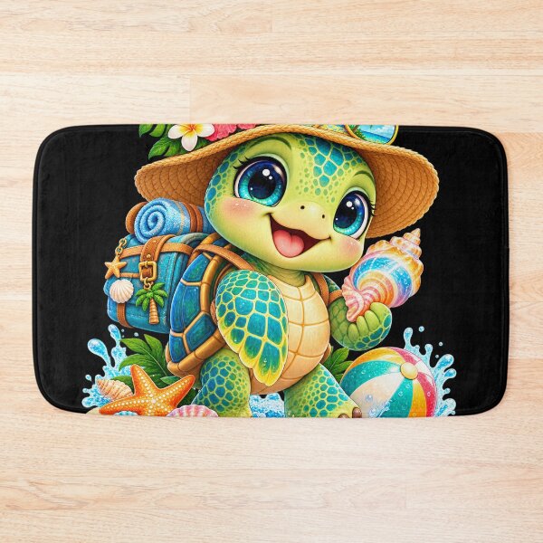 Item preview, Cute Summer Baby Turtle – Tropical Beach Vacation designed and sold by Haji  Kamora.